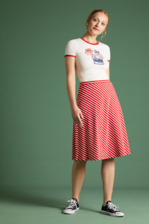 Juno Jersey Skirt Breton Stripe