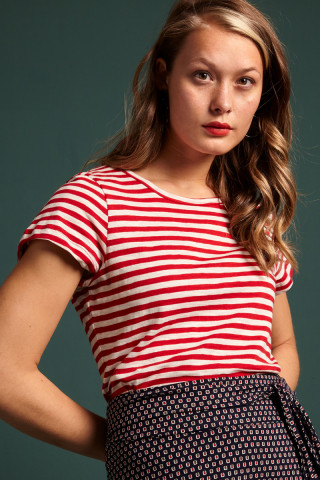 Cath T-Shirt Stripe Royale